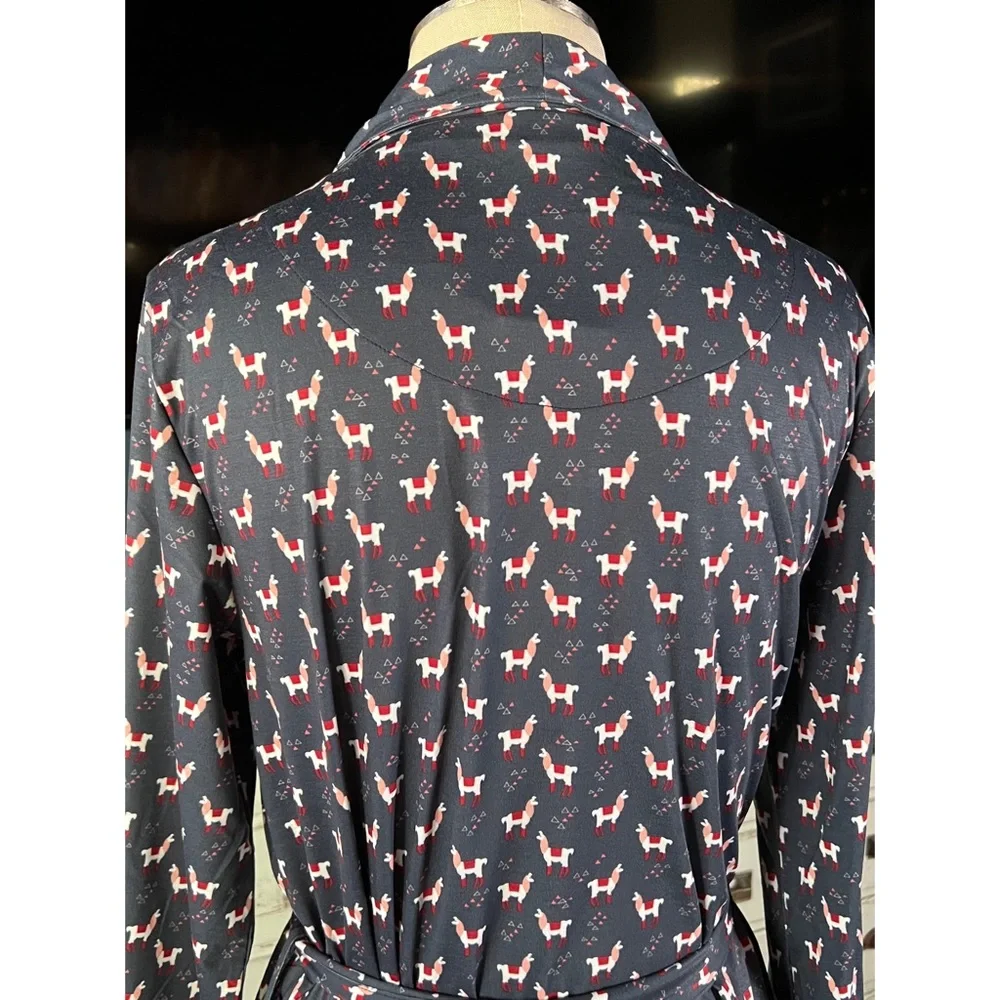 Modcloth Llama Robe M - Picture 8 of 11